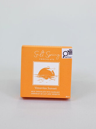 Salt Spring Chocolate Vesuvius Sunset Hazelnut
