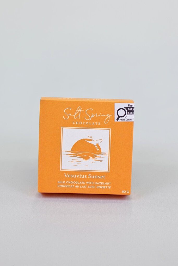 Salt Spring Chocolate Vesuvius Sunset Hazelnut
