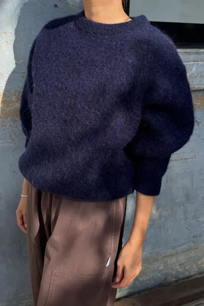 Le Bon Shoppe Elio Crew Neck Alpaca Sweater