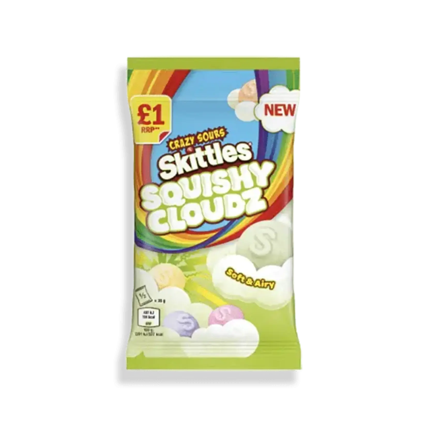 Skittles Skittles UK - Sour Squishy Cloudz 70g