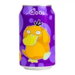 Qdol Qdol Pokemon Limited Edition Soda, Purple Psyduck Grape Flavor 330ml