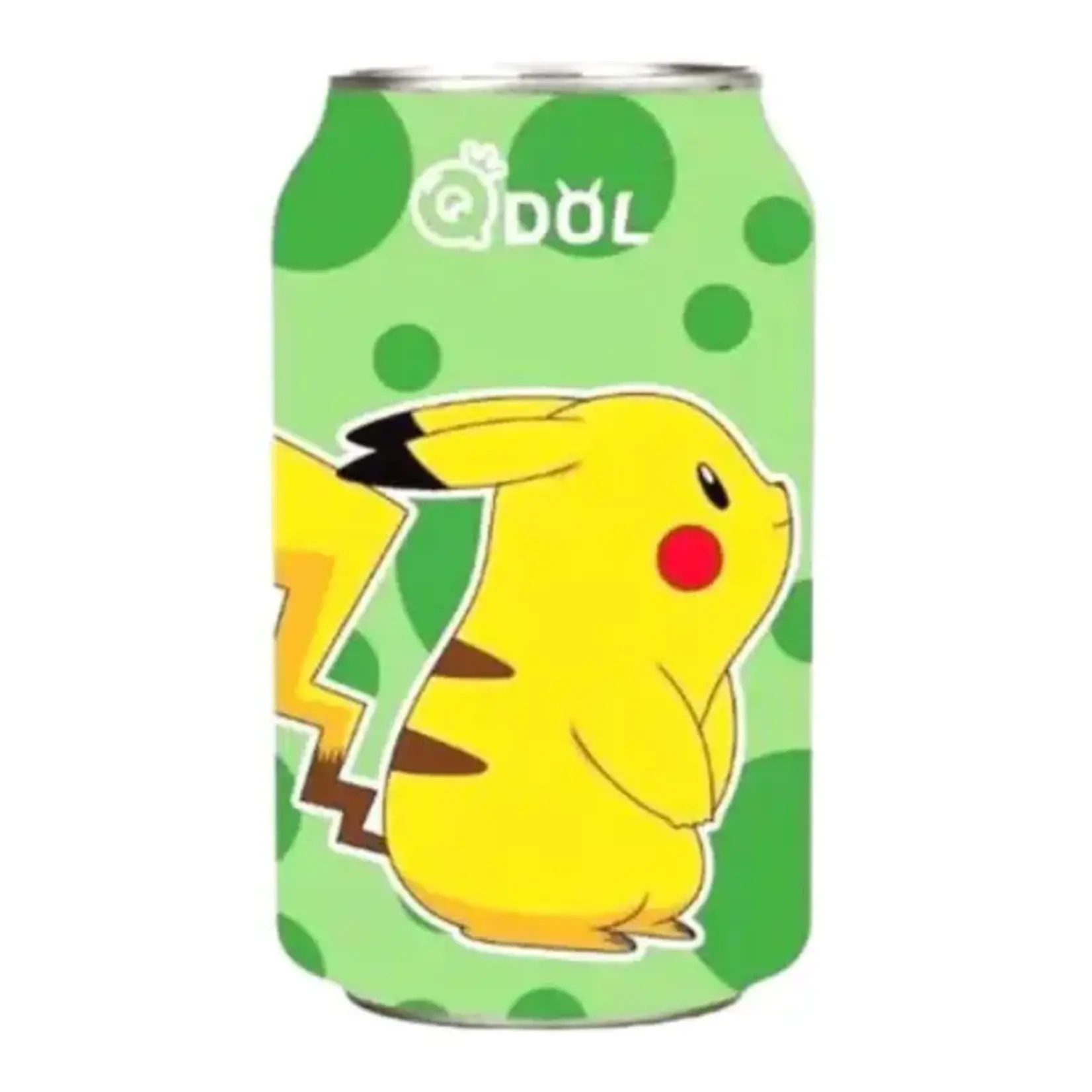 Qdol Qdol Pokemon Limited Edition Soda, Green Pikachu Lime Flavor 330ml