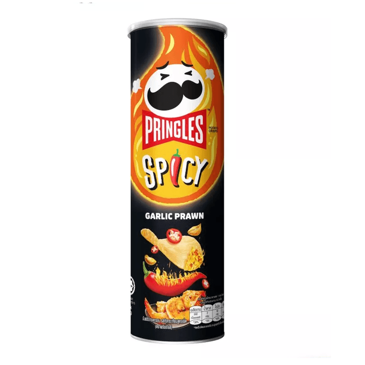 Pringles Pringles Thailand Spicy Garlic Prawn Shrimp 110g Faded
