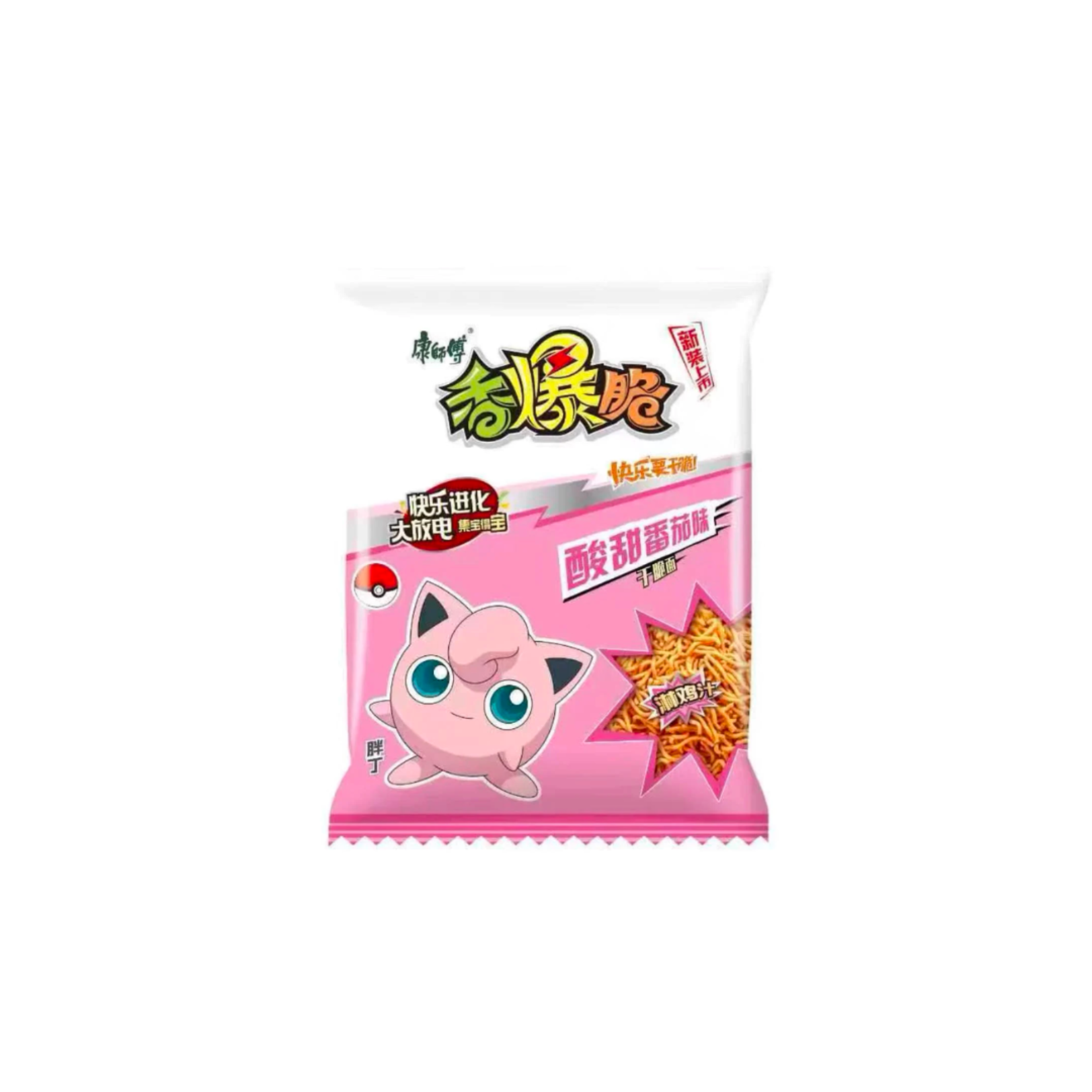 Pokemon Noodles Pokémon Crispy Noodles from Indonesia - Instant Noodle Sweet Sour Tomato Flavor 33g