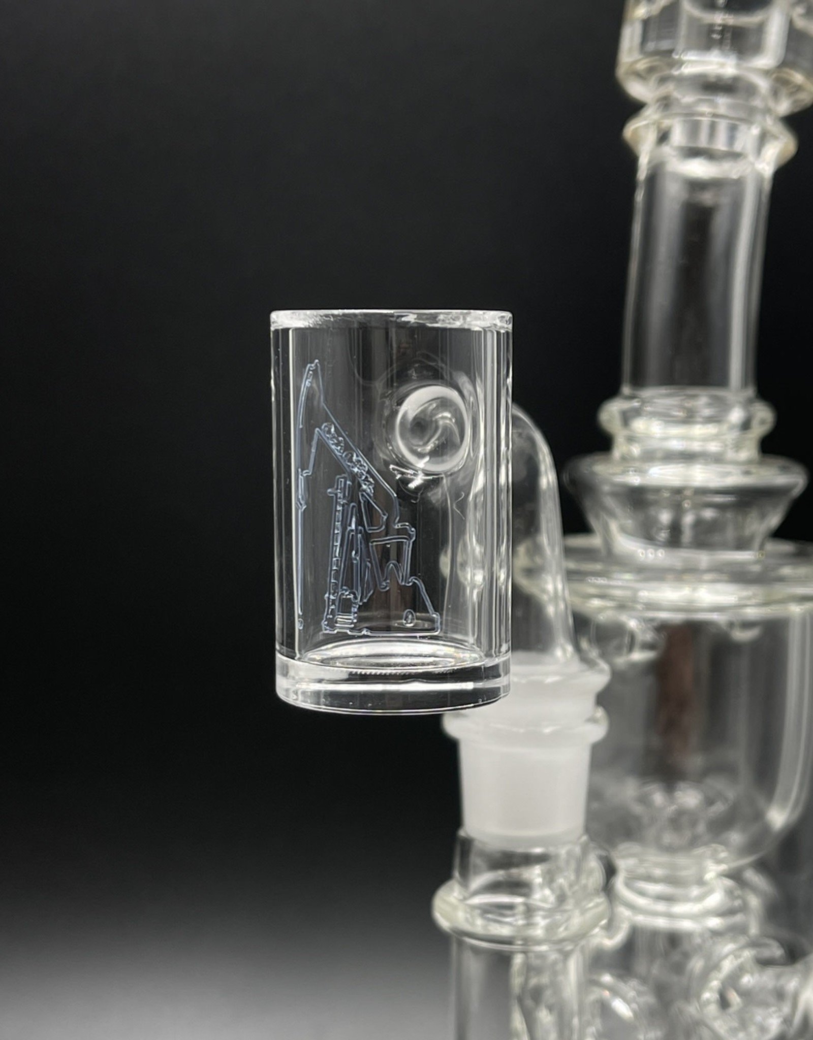 Quartz Banger Male 14mm 90° 25mm Dish