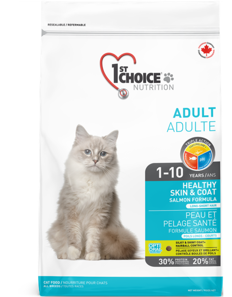 1st Choice Peau Et Pelage Sante Formule Saumon Adulte Boutique Betes Gourmandes