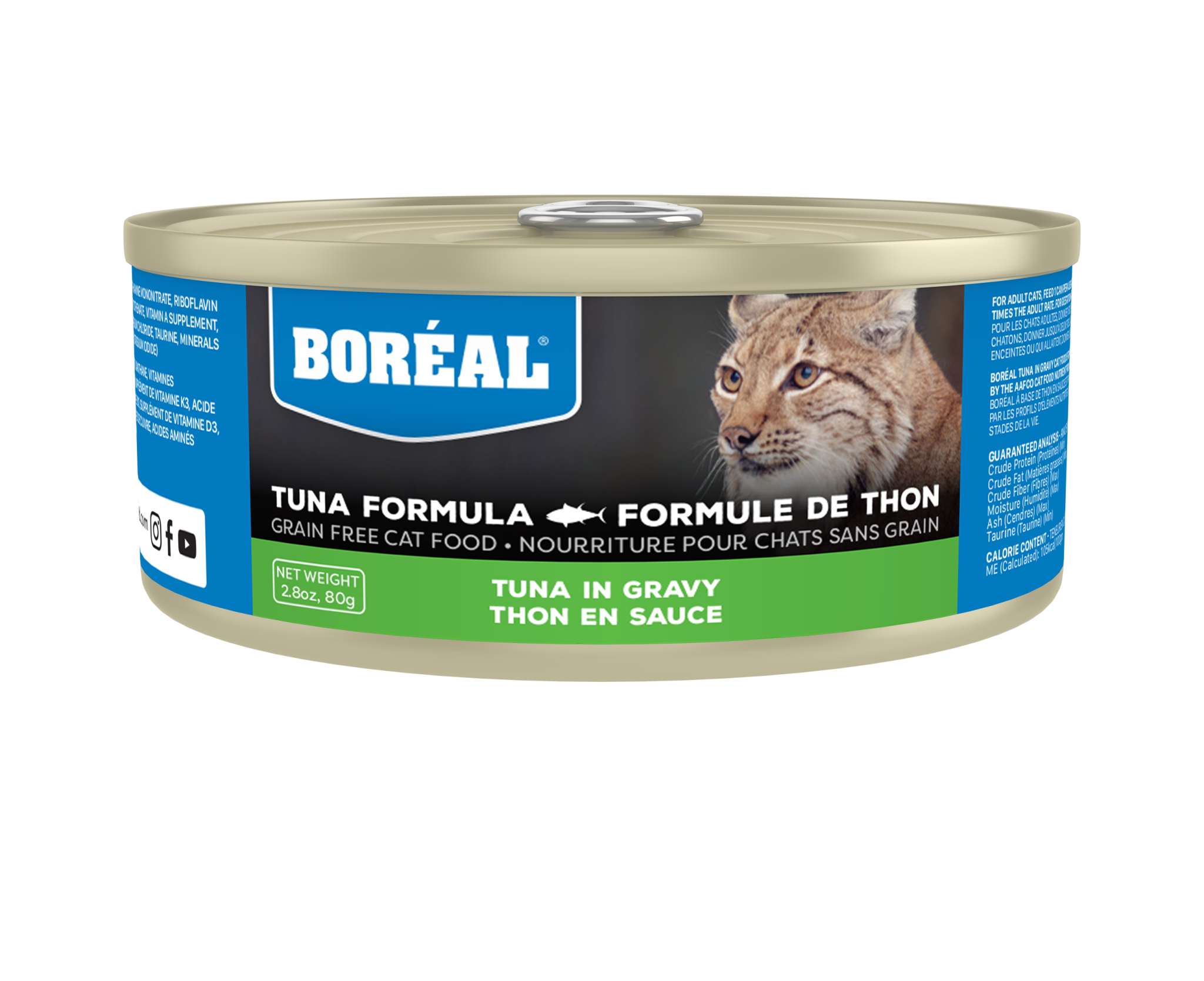 Boreal Conserve Thon Rouge En Sauce Sans Grain Pour Chat 156 G Boutique Betes Gourmandes