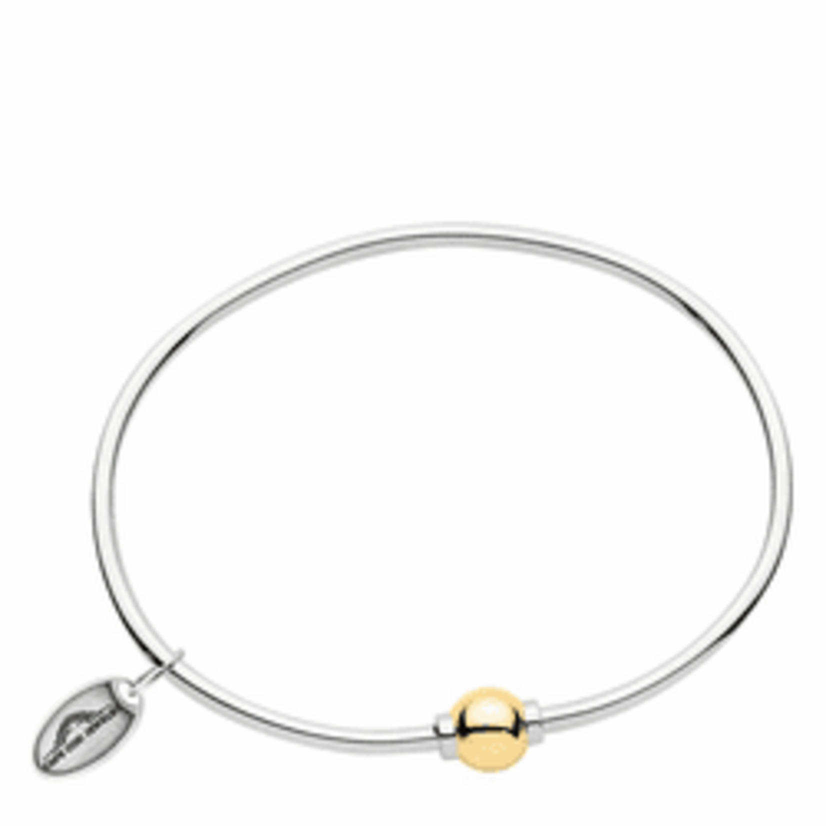 Sterling Silver 14K Yellow Gold Cape Cod Bracelet