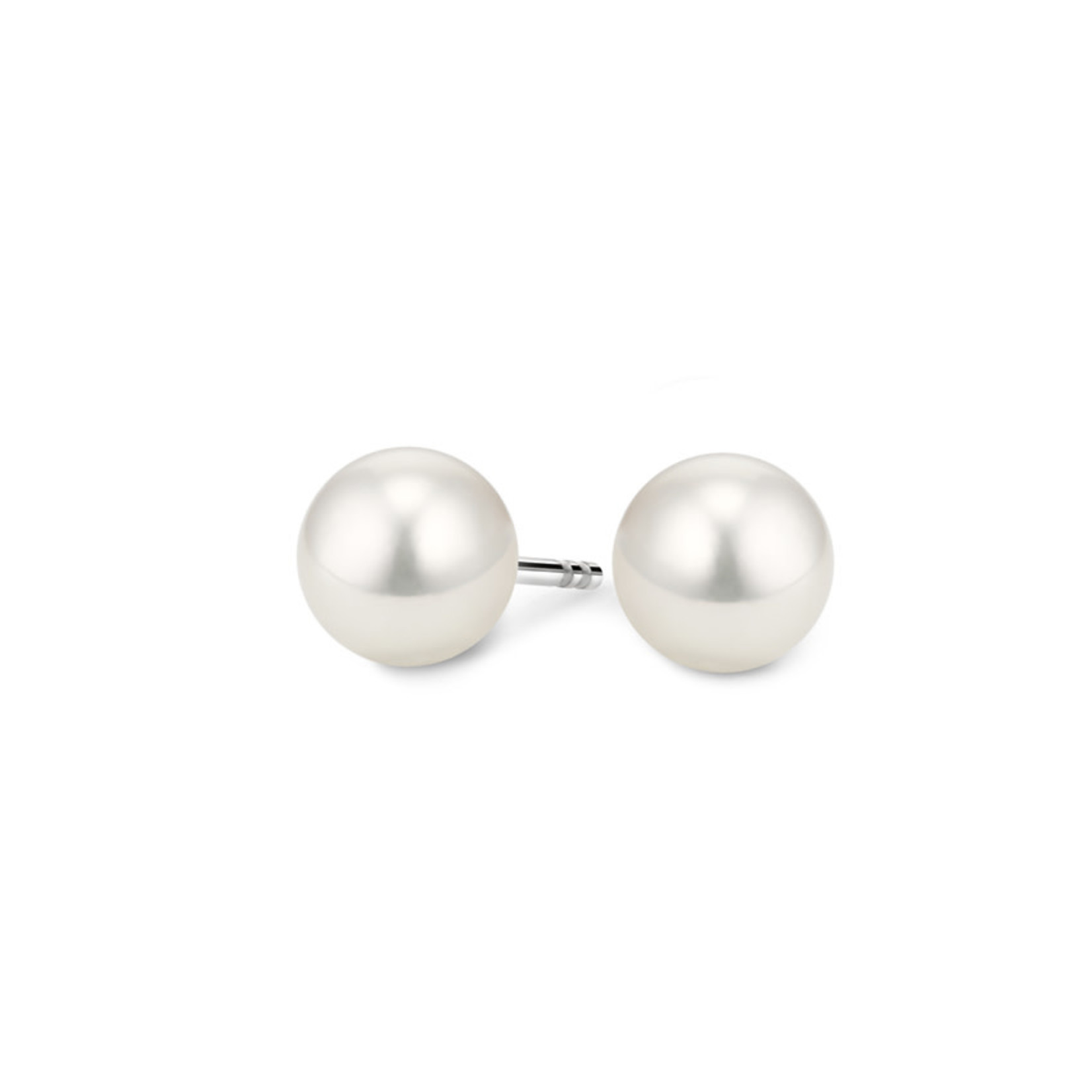 14KW Gold 8mm Akoya Pearl Stud Earrings