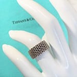 Tiffany & Co. Sterling Silver Somerset Mesh Ring