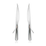 Sterling Silver Tube Threader Earrings