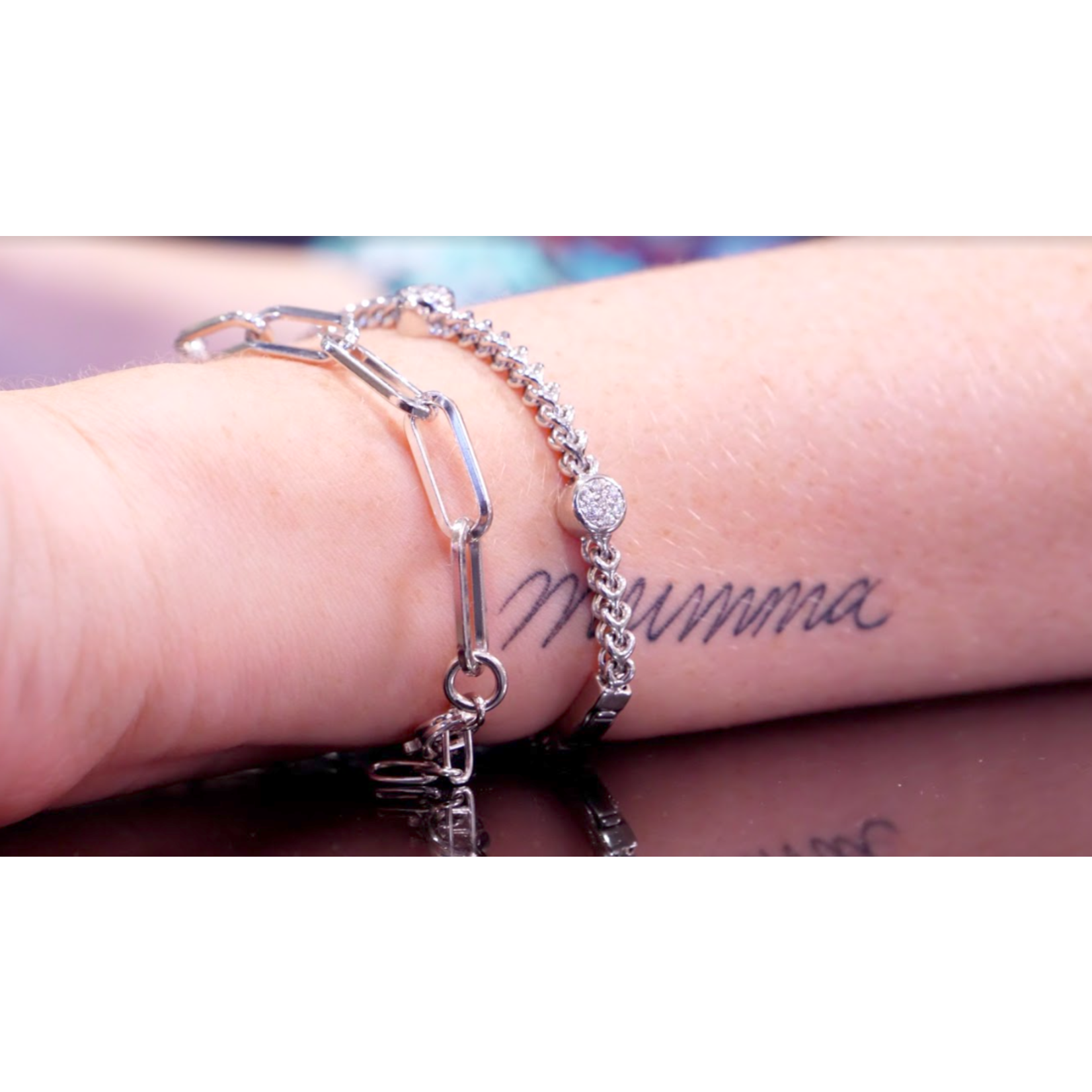 Big Paperclip Bracelet - Sterling Silver