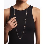 Sterling Silver & 18K Yellow Gold Classic Long Station Necklace
