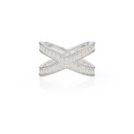 Sterling Silver Classic Criss Cross Band
