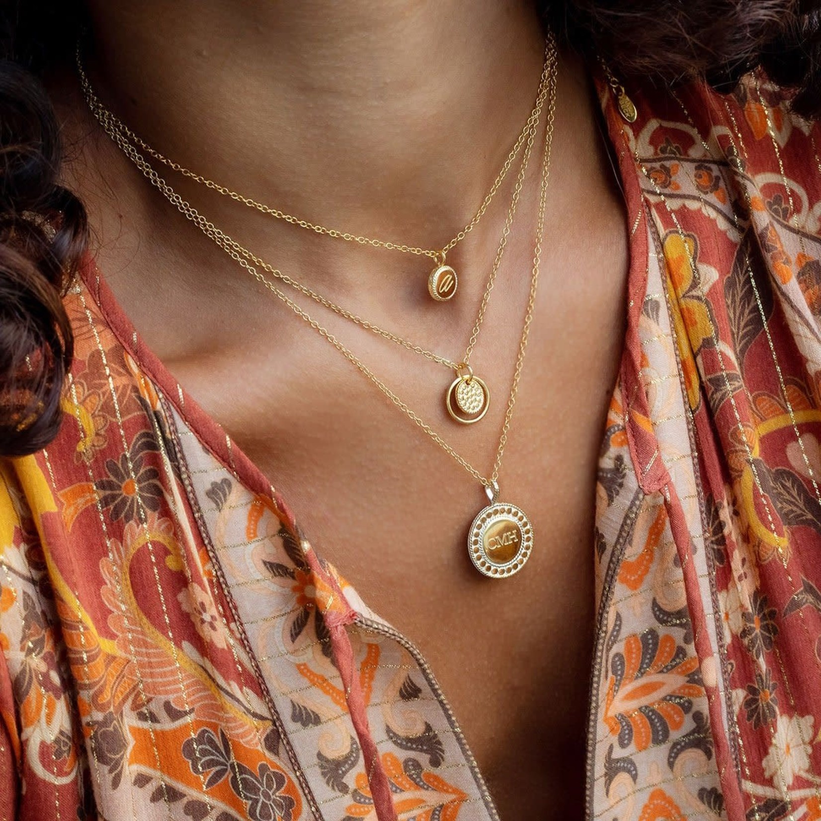 Sterling Silver & 18K Yellow Gold Pendant