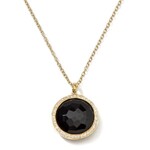 18K Yellow Gold IPPOLITA Black Onyx & Diamond Pendant