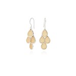 Sterling Silver and 18KY Gold Classic Chandelier Earrings