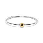 Sterling Silver 14K Yellow Gold Cape Cod Bracelet