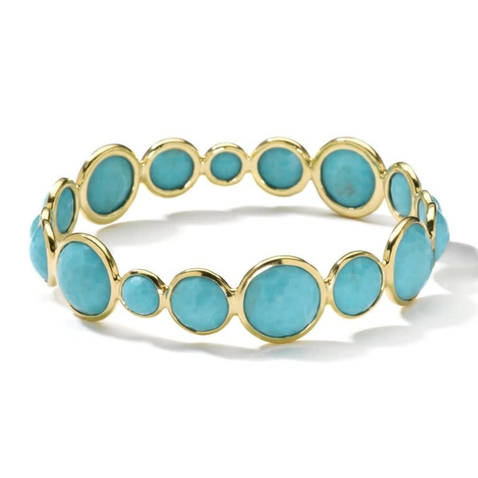18KY Gold Lollipop Turquoise Bangle by IPPOLITA