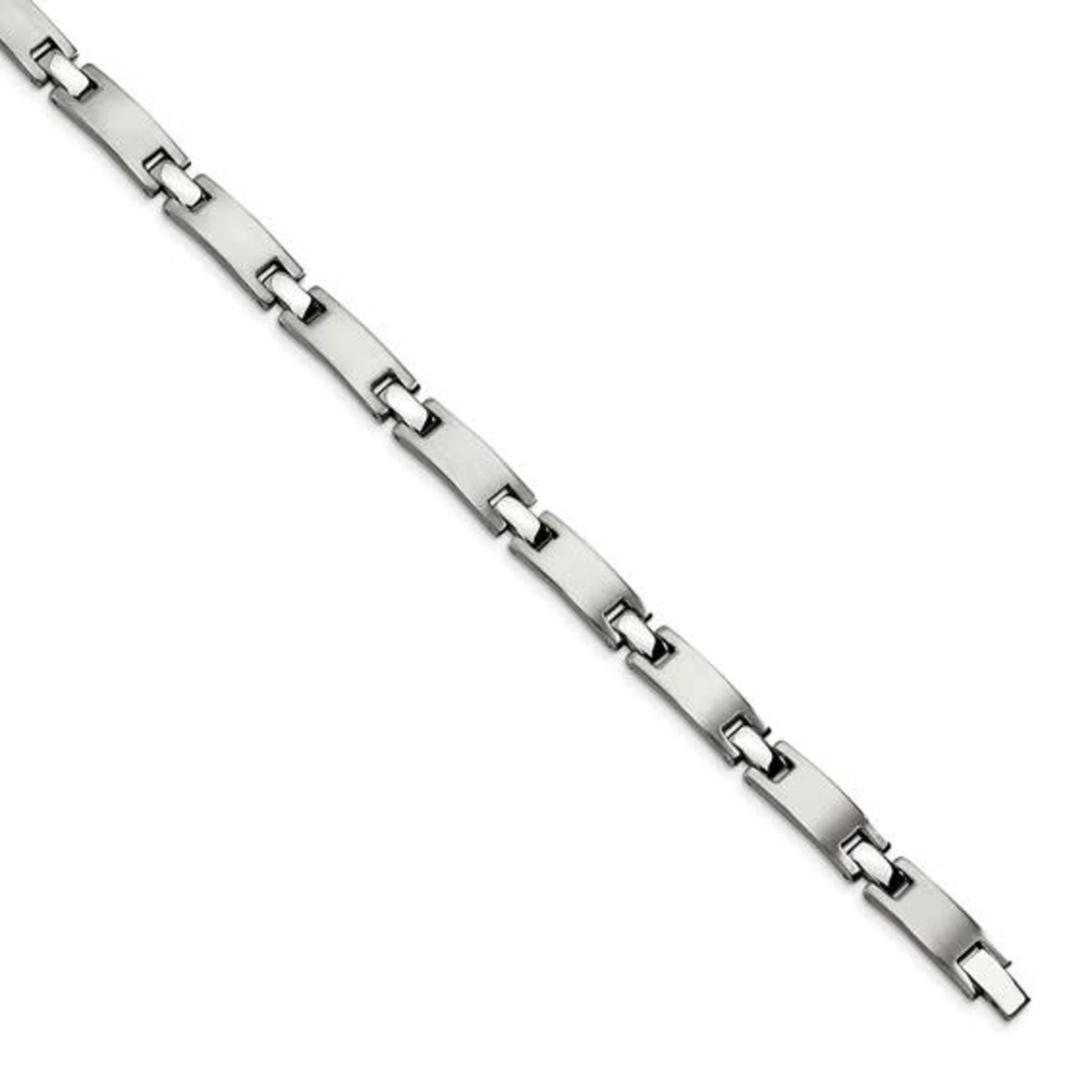 Stainless Brushed Link Bracelet