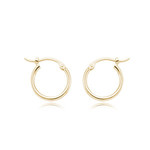 14K Yellow Gold Small Hoops