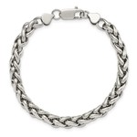 Stainless Steel Spiga Link Bracelet