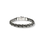 Sterling Silver Rope Weave Bracelet