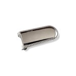 Sterling Silver Beaded Engravable Money Clip