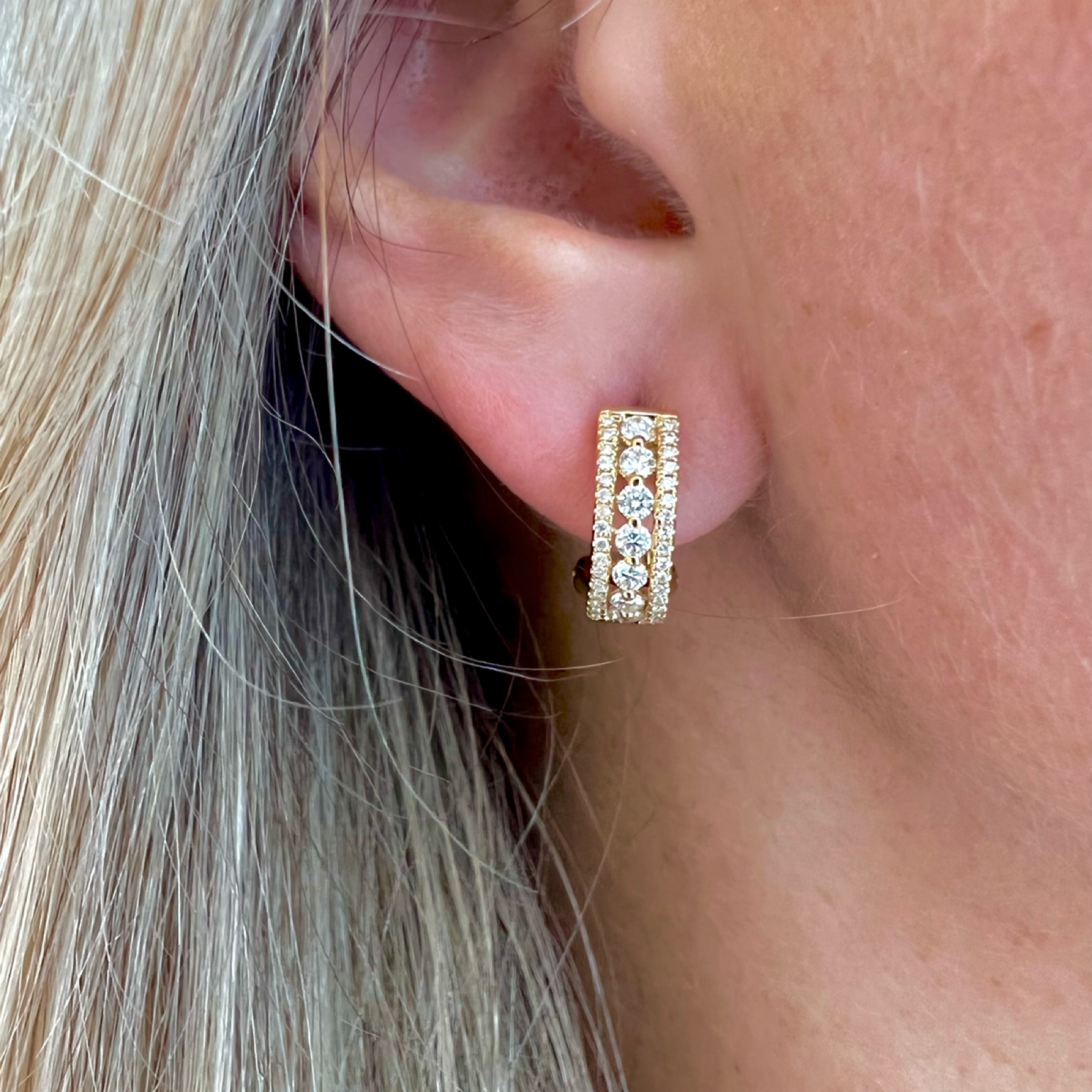 Kramer Blue Moonglow Earrings Clip On – Estate Beads & Jewelry