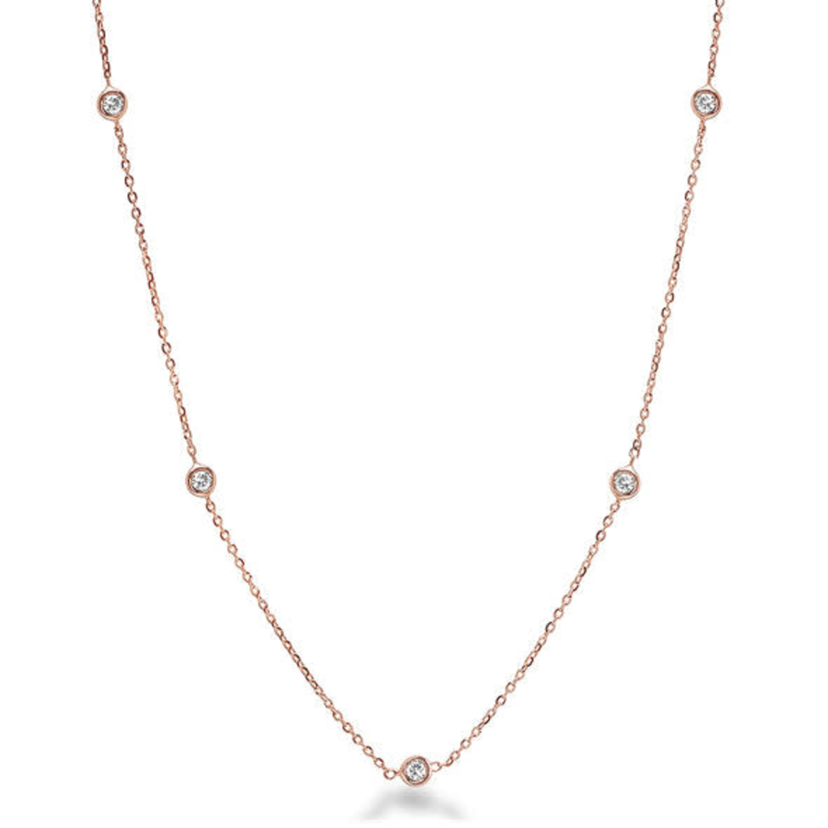 14K Rose Gold 3/4 Carat Diamond by the Yard