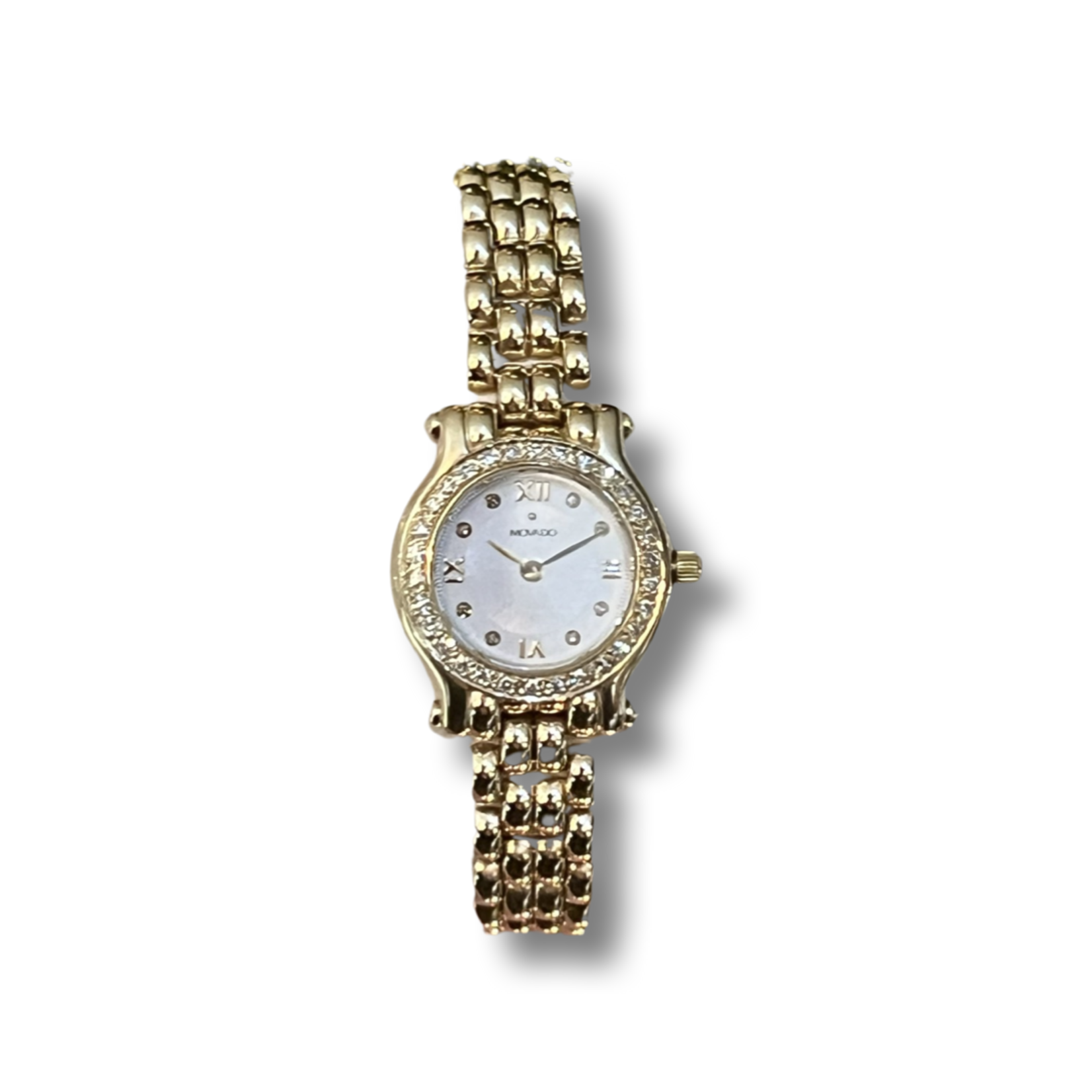 14K Yellow Gold & Diamond Movado Watch