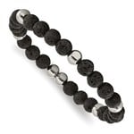 Stainless Steel Polished Lava Bracelet