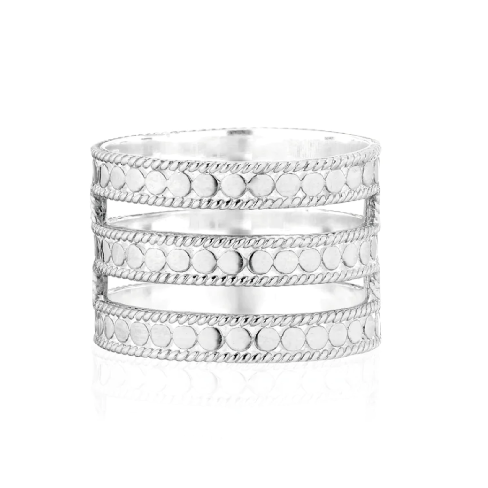 Sterling Silver Classic Triple Bar Ring