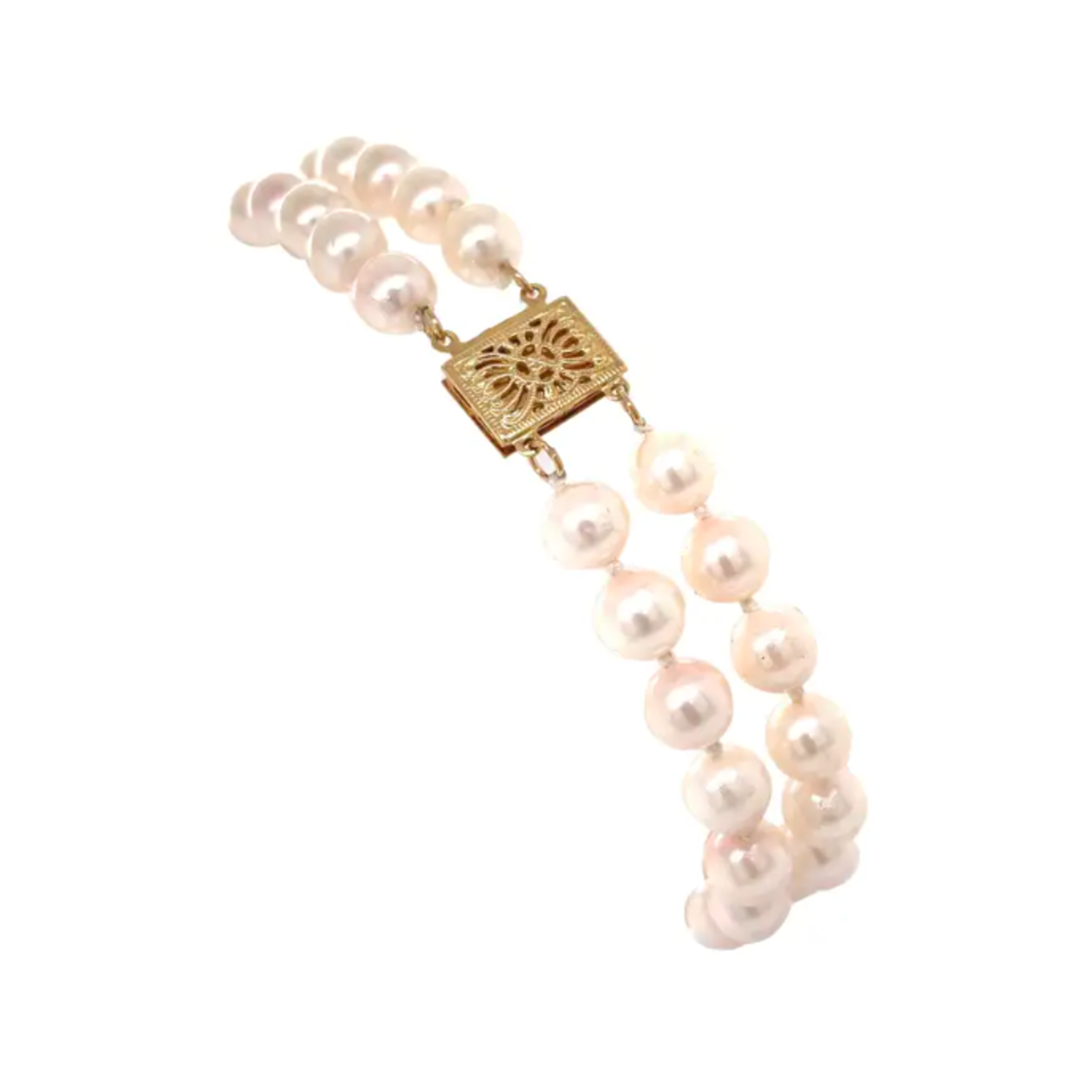 Akoya Pearl Double Strand Bracelet