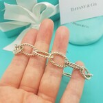 Sterling Silver  Tiffany Rope Bracelet 8"