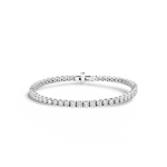 14K White Gold Lab Grown 7 Carat Diamond Tennis Bracelet