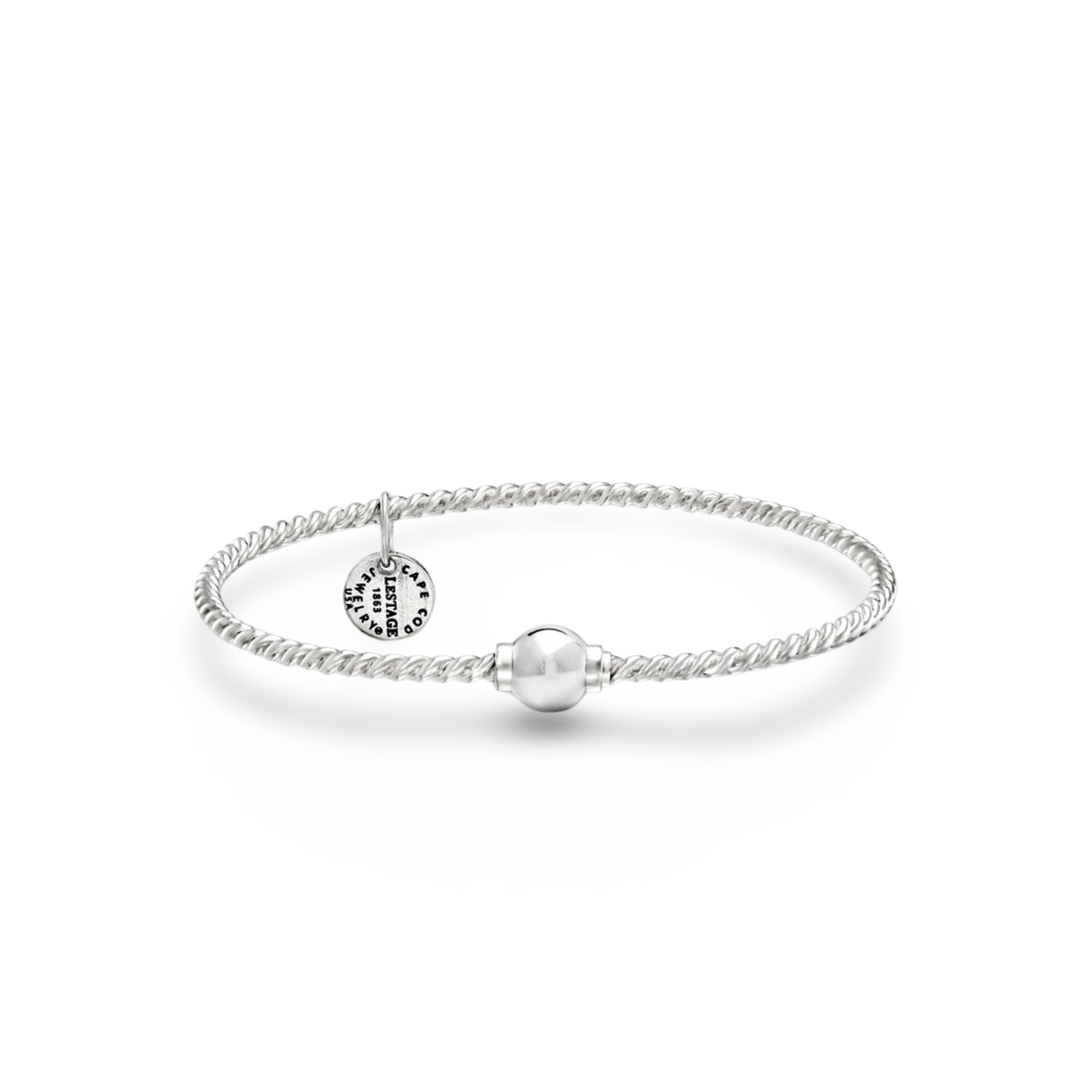 Sterling Silver Twisted Cape Cod Bracelet