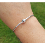 Sterling Silver Cape Cod Zirconia Ball Bracelet