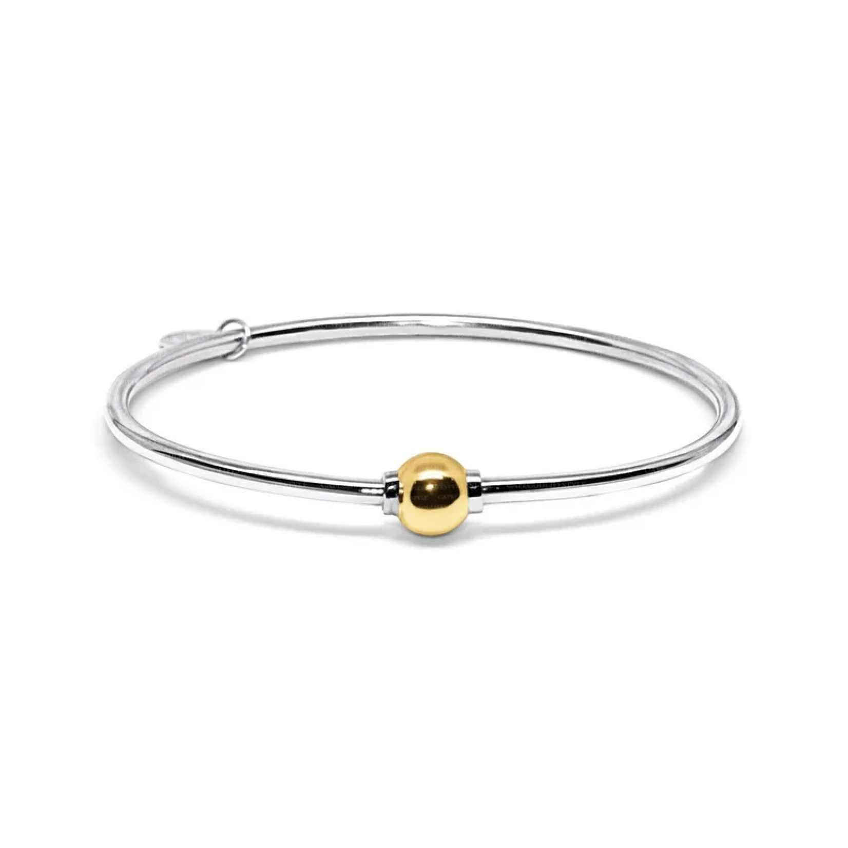 Sterling Silver 14KY Gold Baby Cape Cod Bracelet