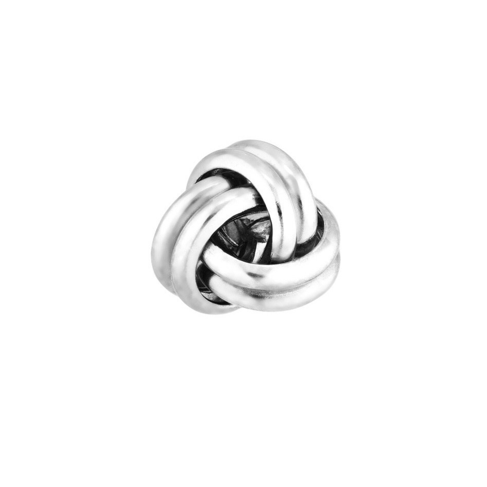 Sterling Silver Love Knot Stud Earrings