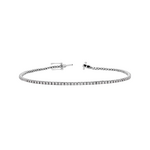 14K White Gold 1 1/4 Carat Diamond Tennis Bracelet