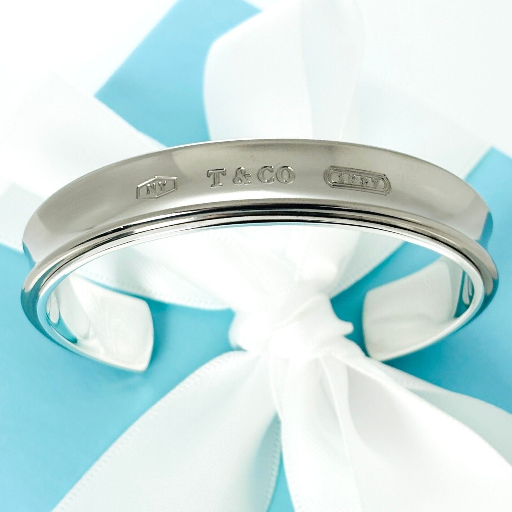 Sterling Silver Tiffany 1997 Cuff Bracelet