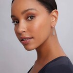 Sterling Silver Beaded Tear Drop Lagos Earrings