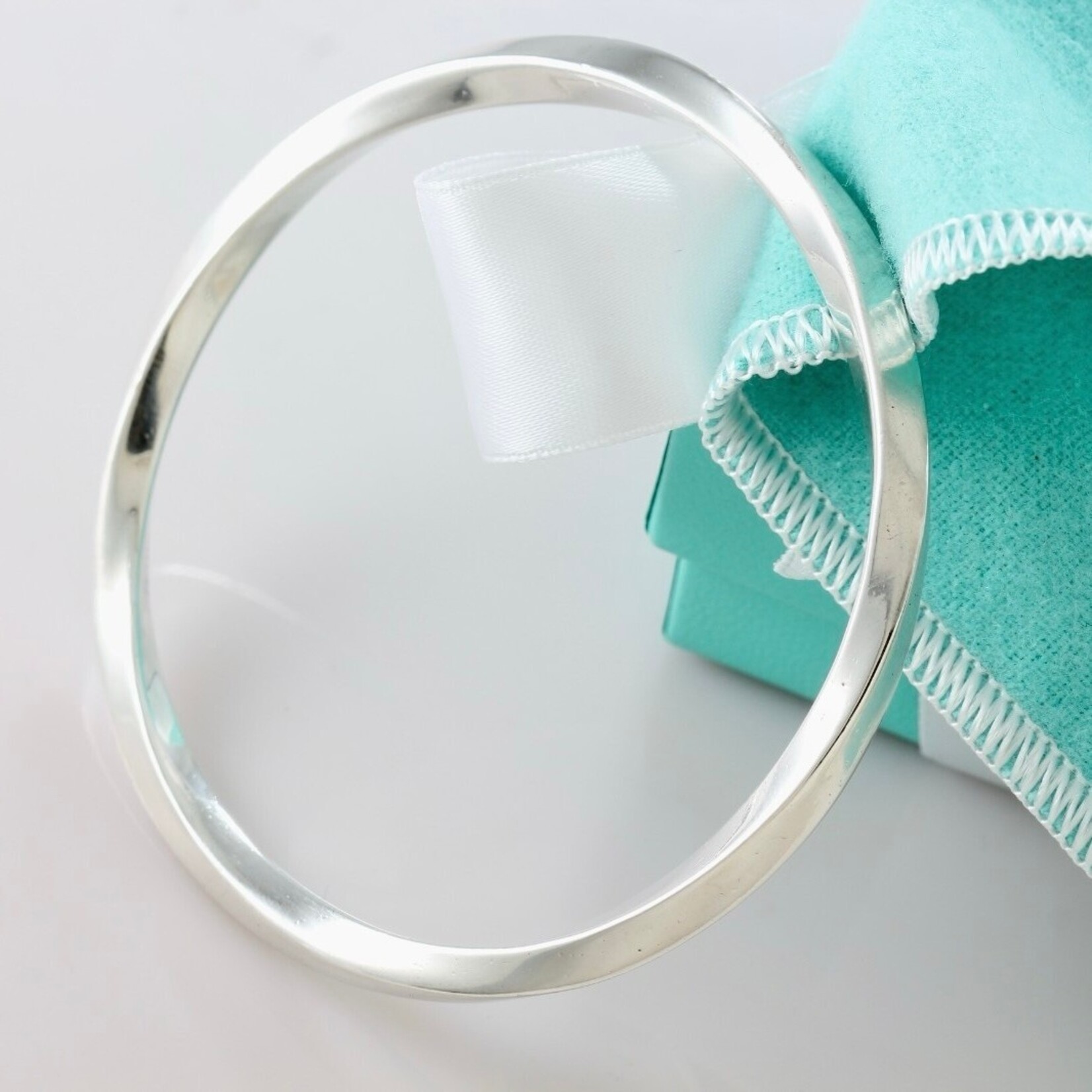 Sterling Silver Tiffany & Co. Vintage 1999 Twist Bangle