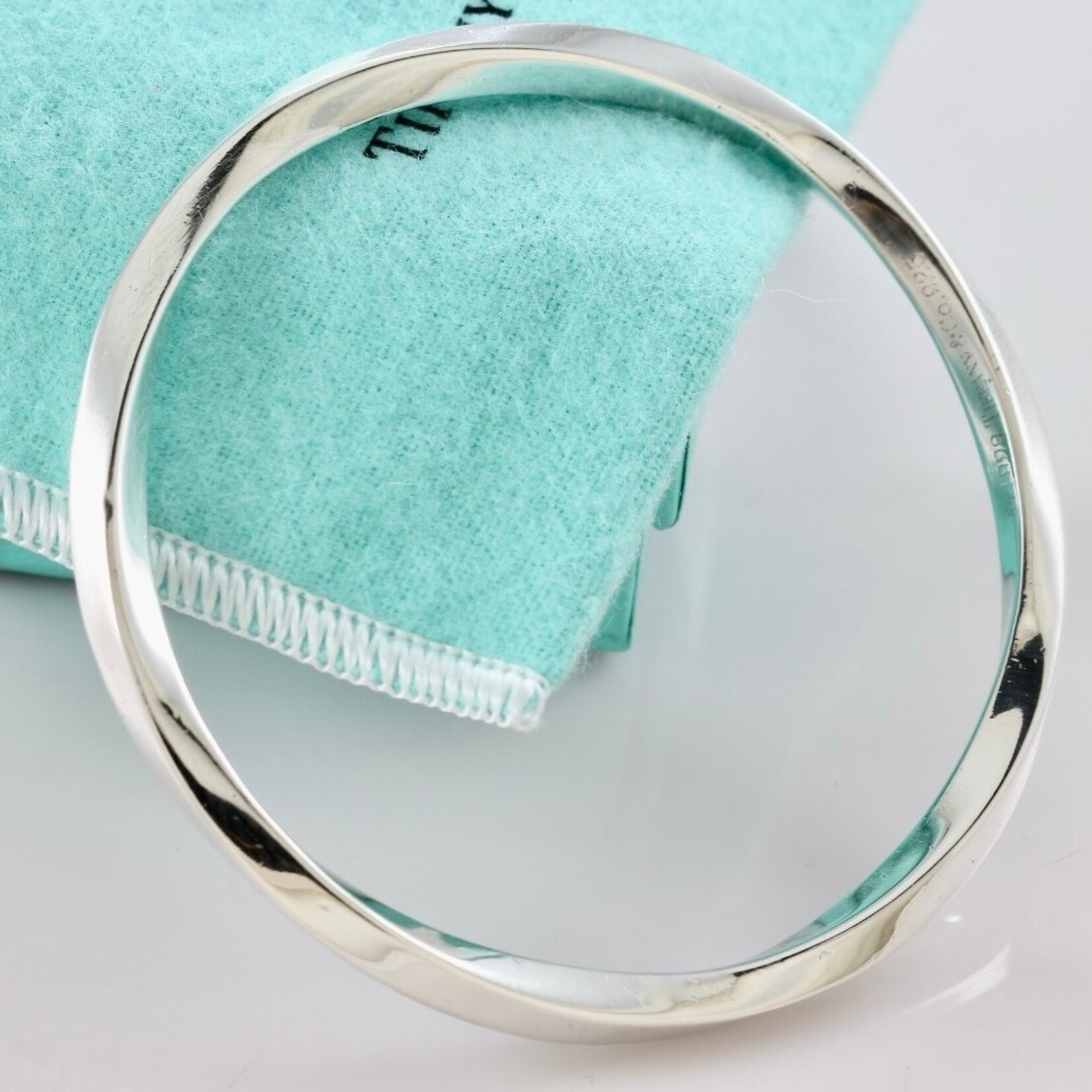 Sterling Silver Tiffany & Co. Vintage 1999 Twist Bangle