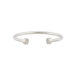 Sterling Silver Tiffany & Co Narrow Edge Cuff Bracelet