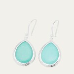 Sterling Silver Ippolita Turquoise Doublet Drop Earrings