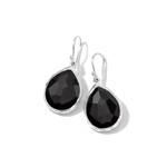 Sterling Silver Ippolita Black Onyx Tear Drop Earrings