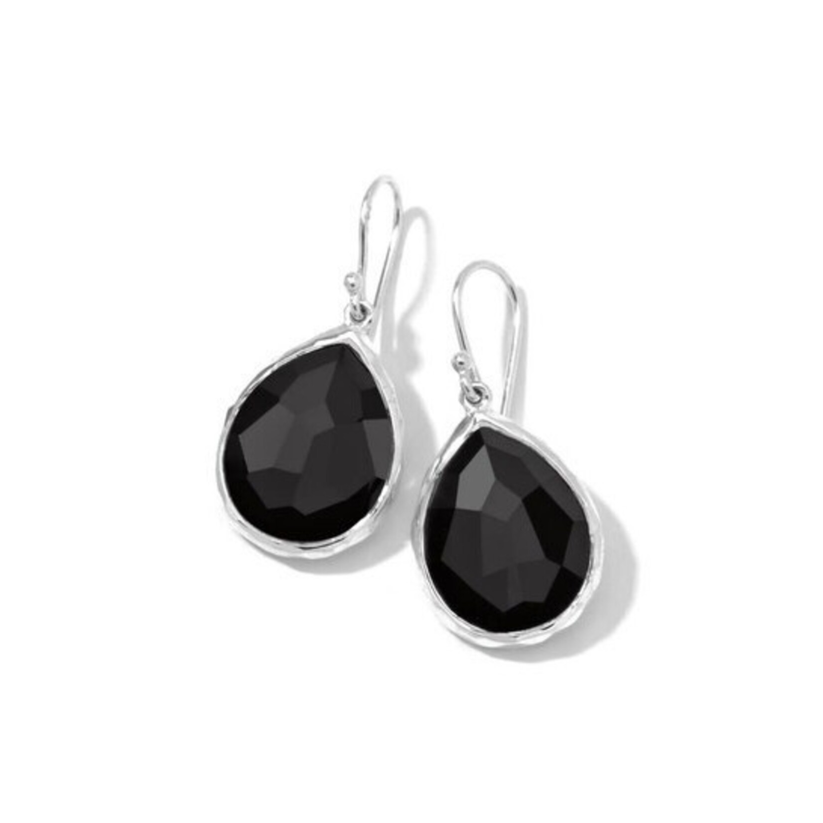 Sterling Silver Ippolita Black Onyx Tear Drop Earrings