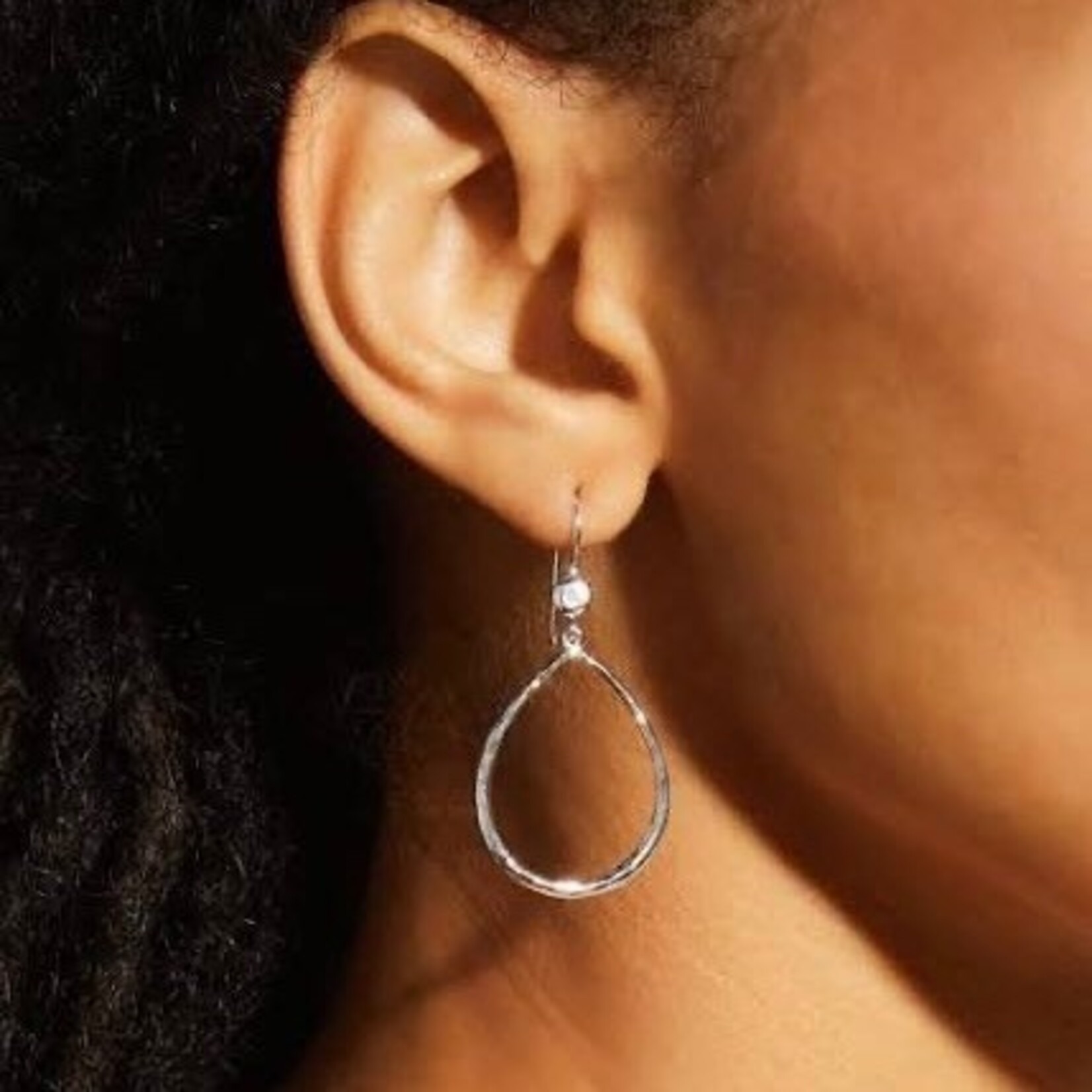 Sterling Silver IPPOLITA Stardust Diamond Teardrop Earrings